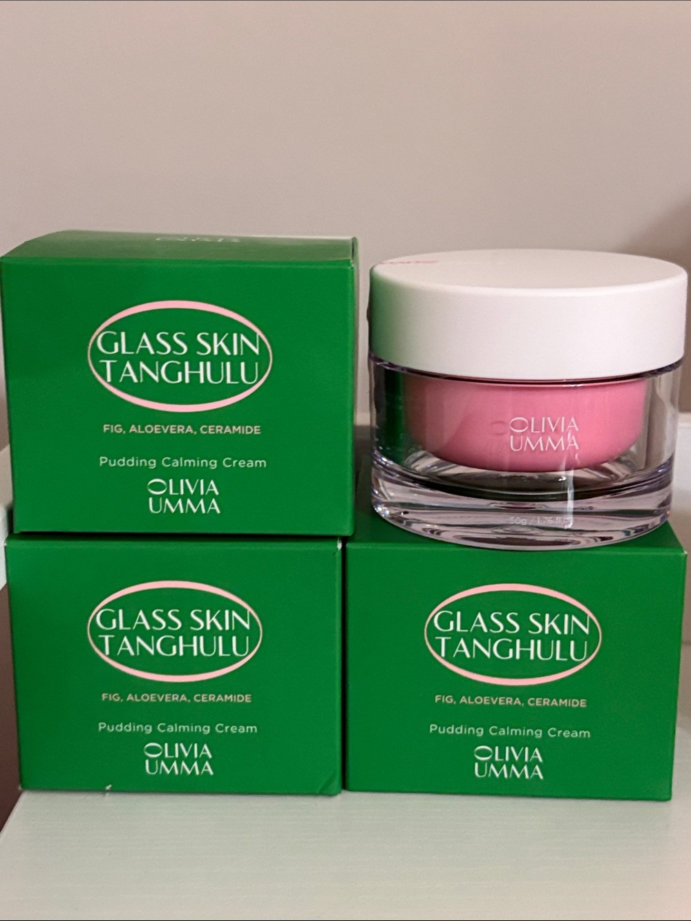 Glass Skin Tanghulu - Olivia Umma pudding calming cream (New/Sealed)